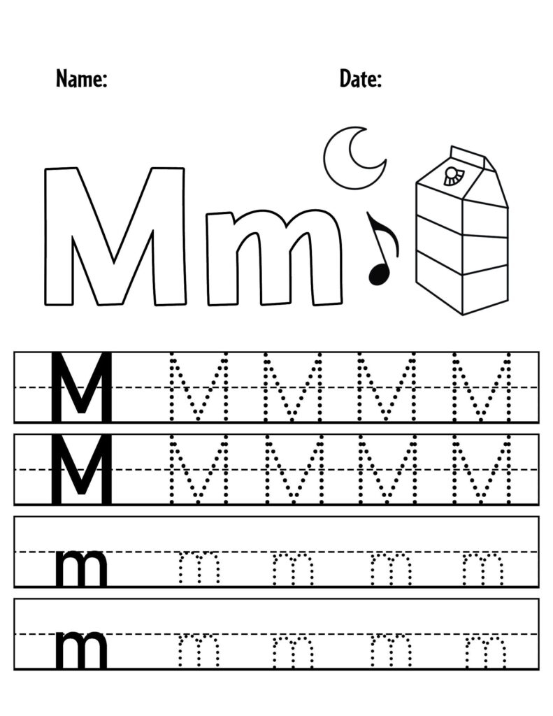 FREE Letter M Worksheets For Preschool The Hollydog Blog FREE Letter M Worksheets For Preschool The Hollydog Blog