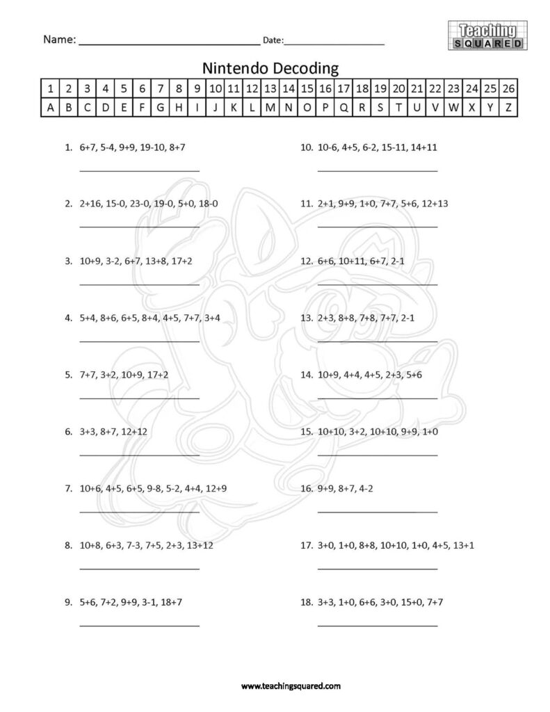 Free Printable Decoding Worksheets Free Printable Decoding Worksheets