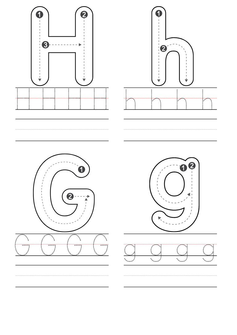 Free Printable Letter H Worksheets Free Printable Letter H Worksheets