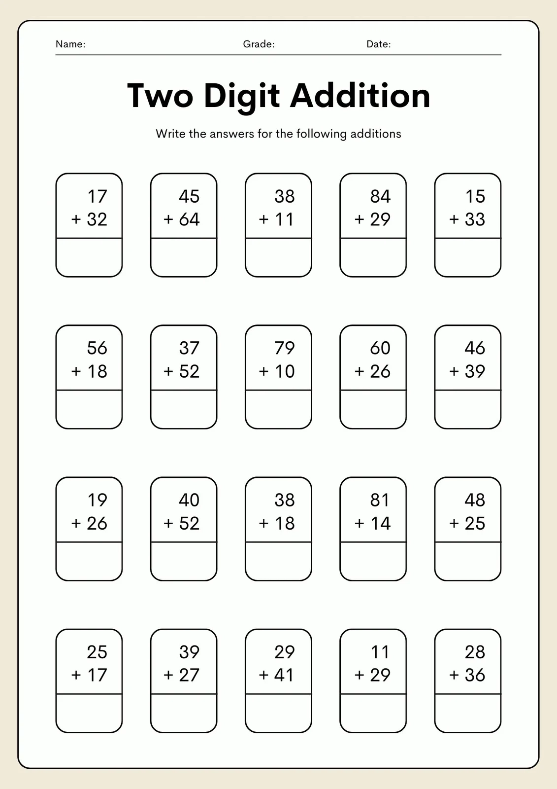 Free Printable 2nd Grade Math Worksheets Canva Free Printable 2nd Grade Math Worksheets Canva