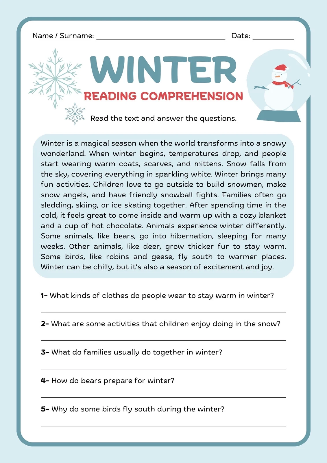 3rd Grade Free Printable Worksheets 3rd Grade Free Printable Worksheets