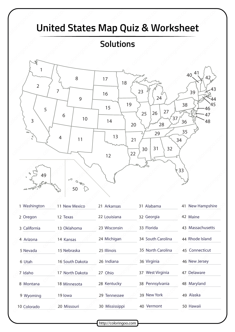 Free Printable Blank Map Of The United States Worksheets Free Printable Blank Map Of The United States Worksheets