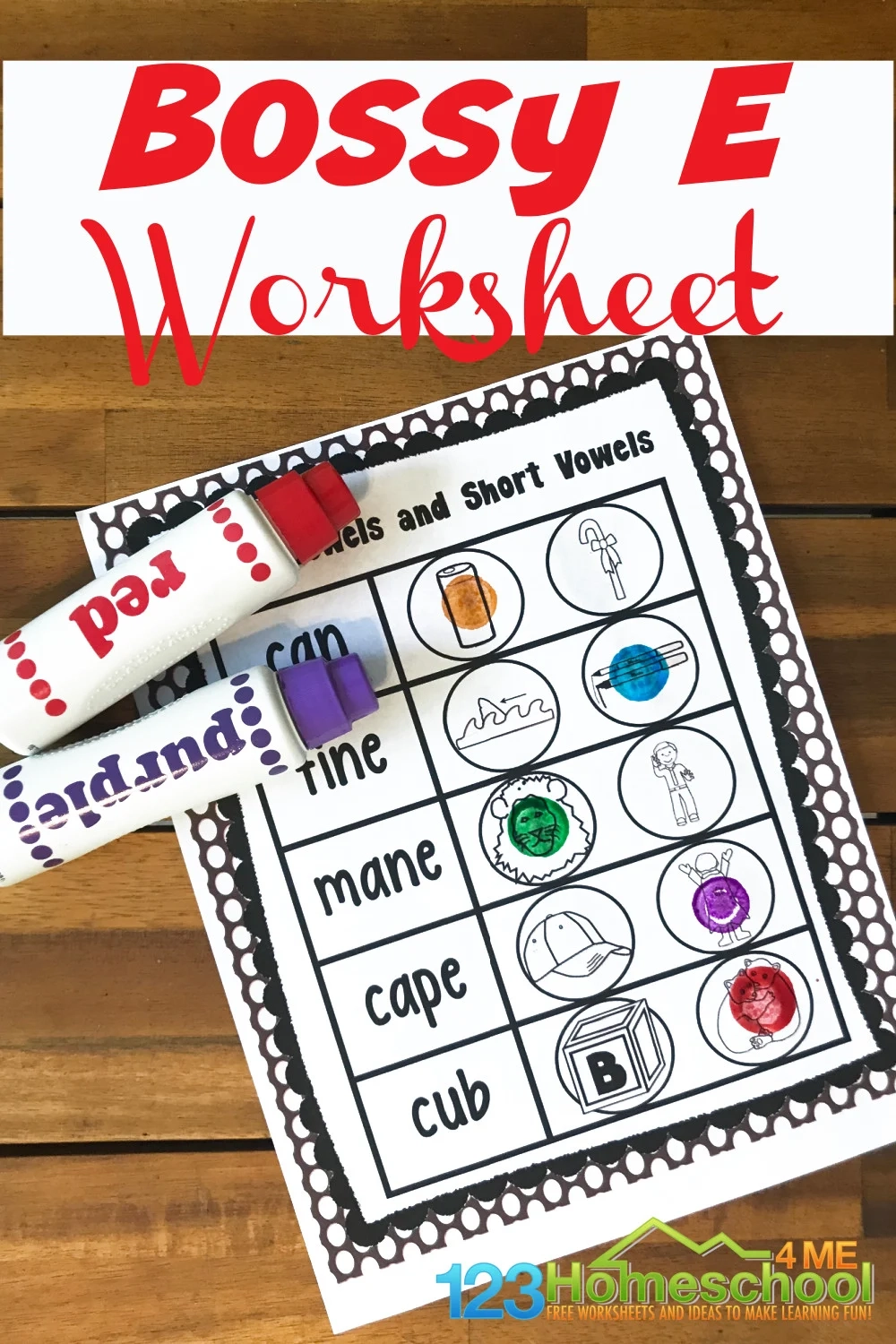 FREE Printable Bossy Silent E Worksheets FREE Printable Bossy Silent E Worksheets