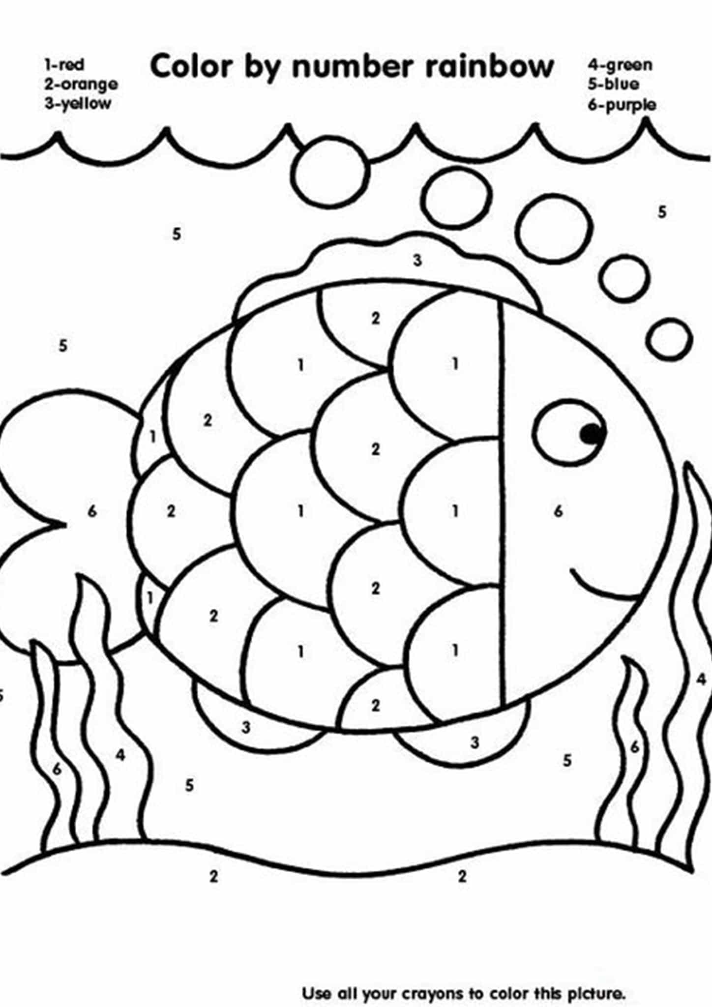 Free Printable Color By Number Worksheets For Kindergarten Tulamama Free Printable Color By Number Worksheets For Kindergarten Tulamama