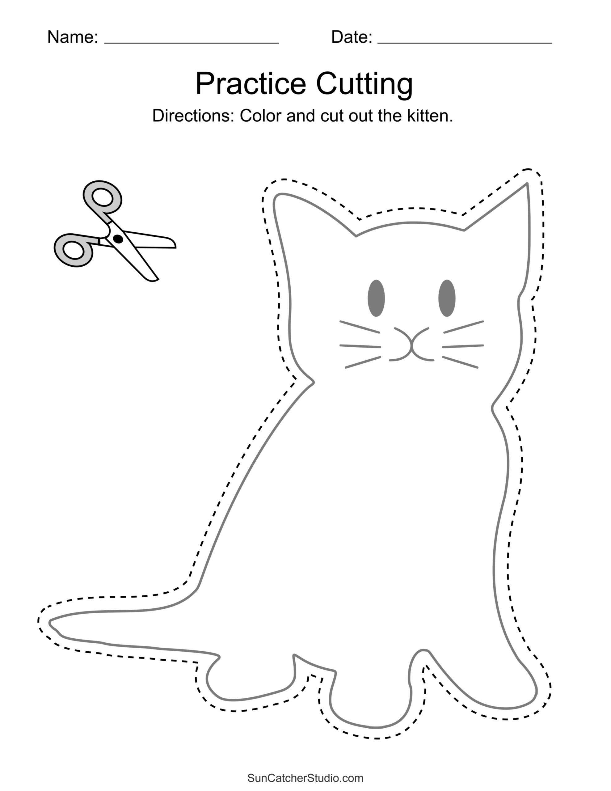 Free Printable Cutting Practice Worksheets For Kindergarten Pdf Free Printable Cutting Practice Worksheets For Kindergarten Pdf