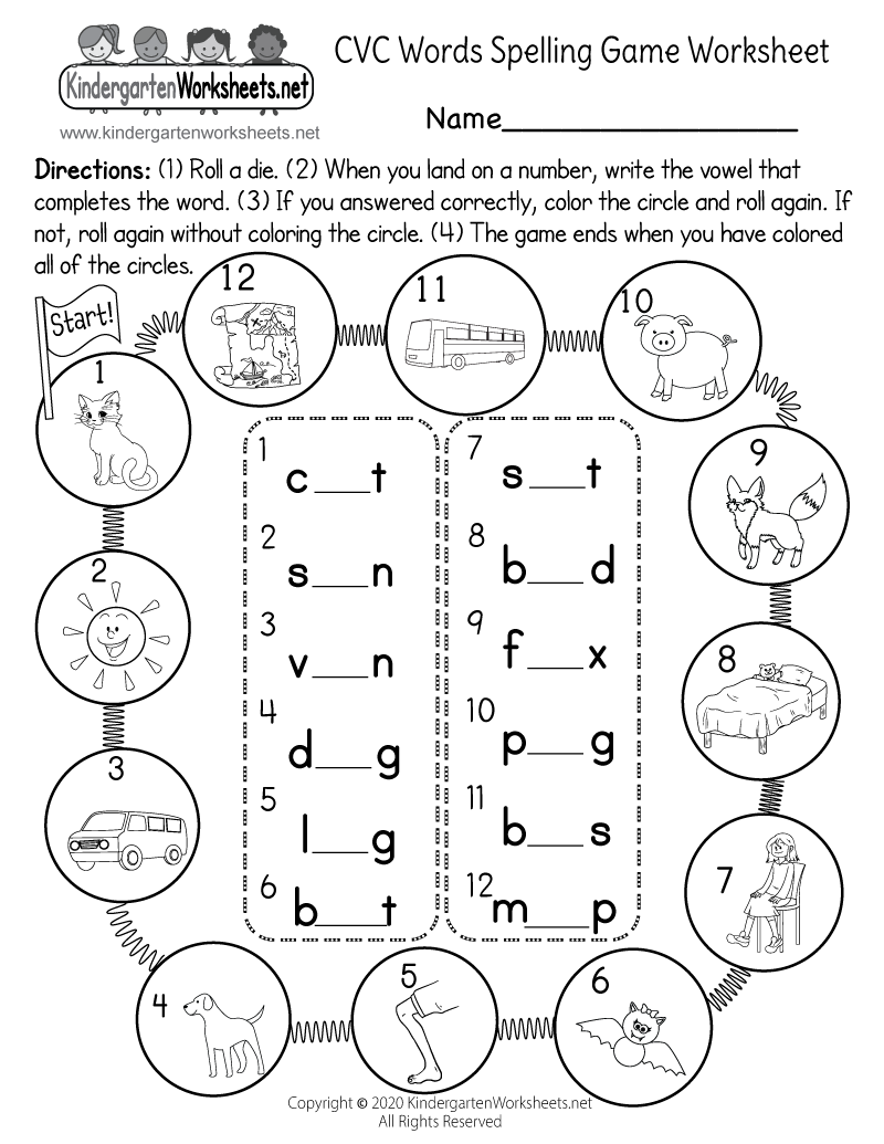 Cvc Worksheets Free Printable Cvc Worksheets Free Printable
