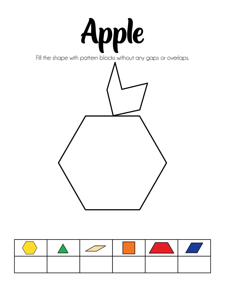 Free Printable Fall Pattern Block Mats For Preschool Fun In The Free Printable Fall Pattern Block Mats For Preschool Fun In The