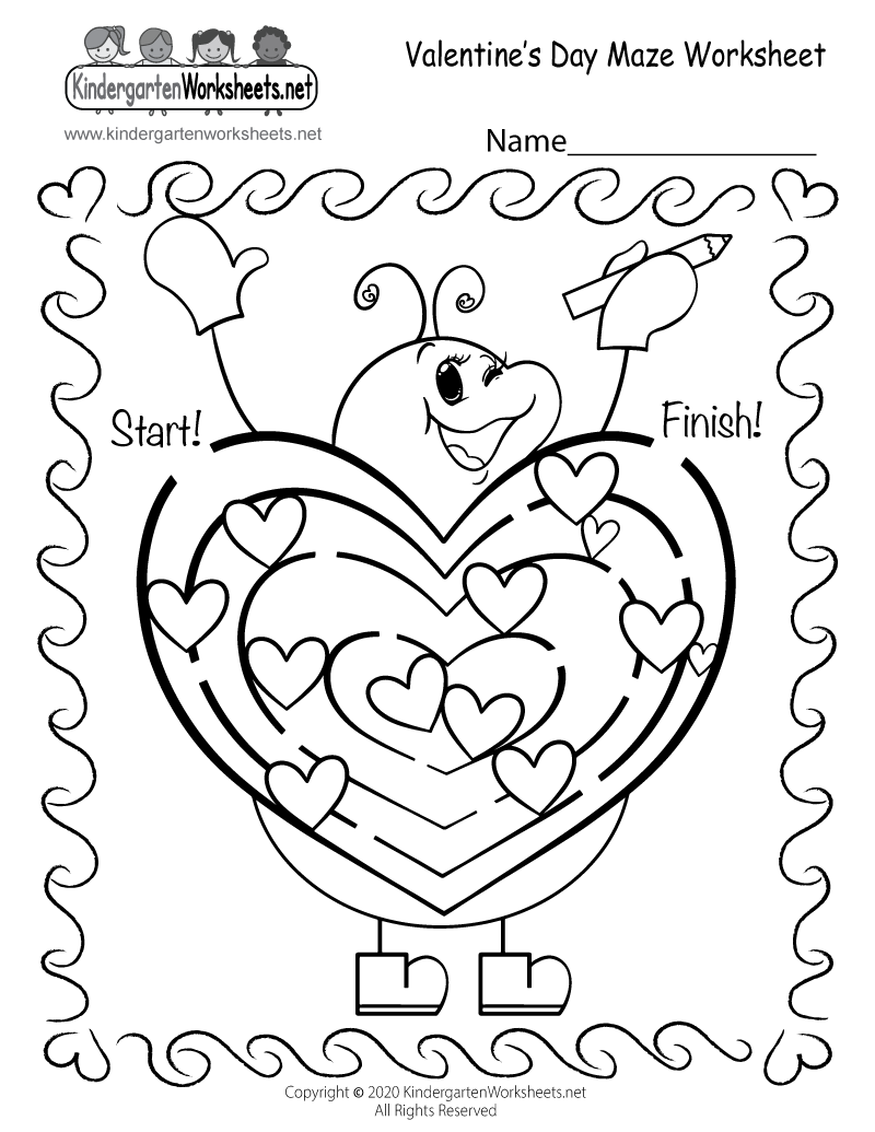 Free Printable Fun Valentines Day Maze Worksheet Worksheets Library Free Printable Fun Valentines Day Maze Worksheet Worksheets Library