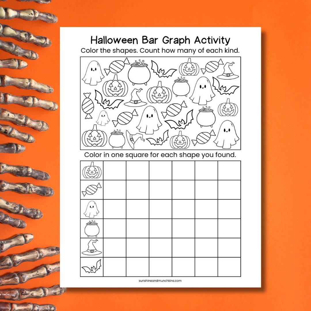 FREE Printable Halloween Graphing Activity Page Sunshine And FREE Printable Halloween Graphing Activity Page Sunshine And