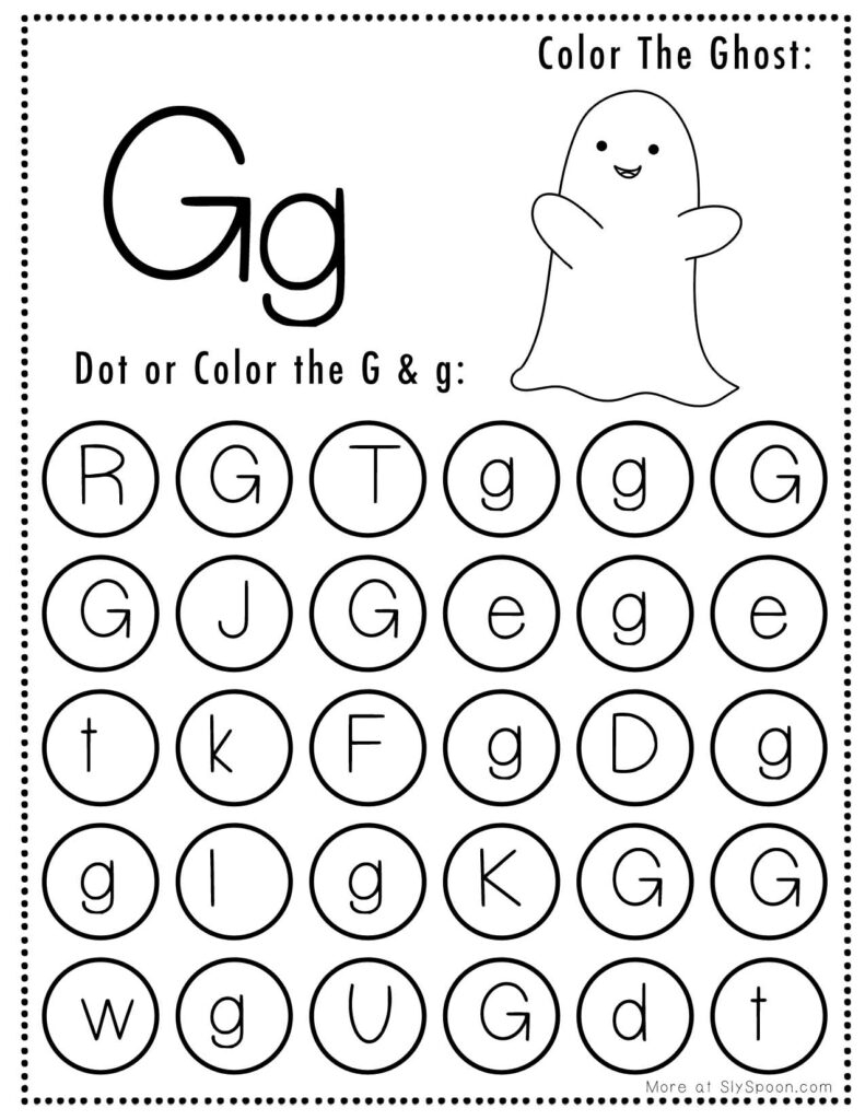 Free Printable Letter G Worksheets Free Printable Letter G Worksheets