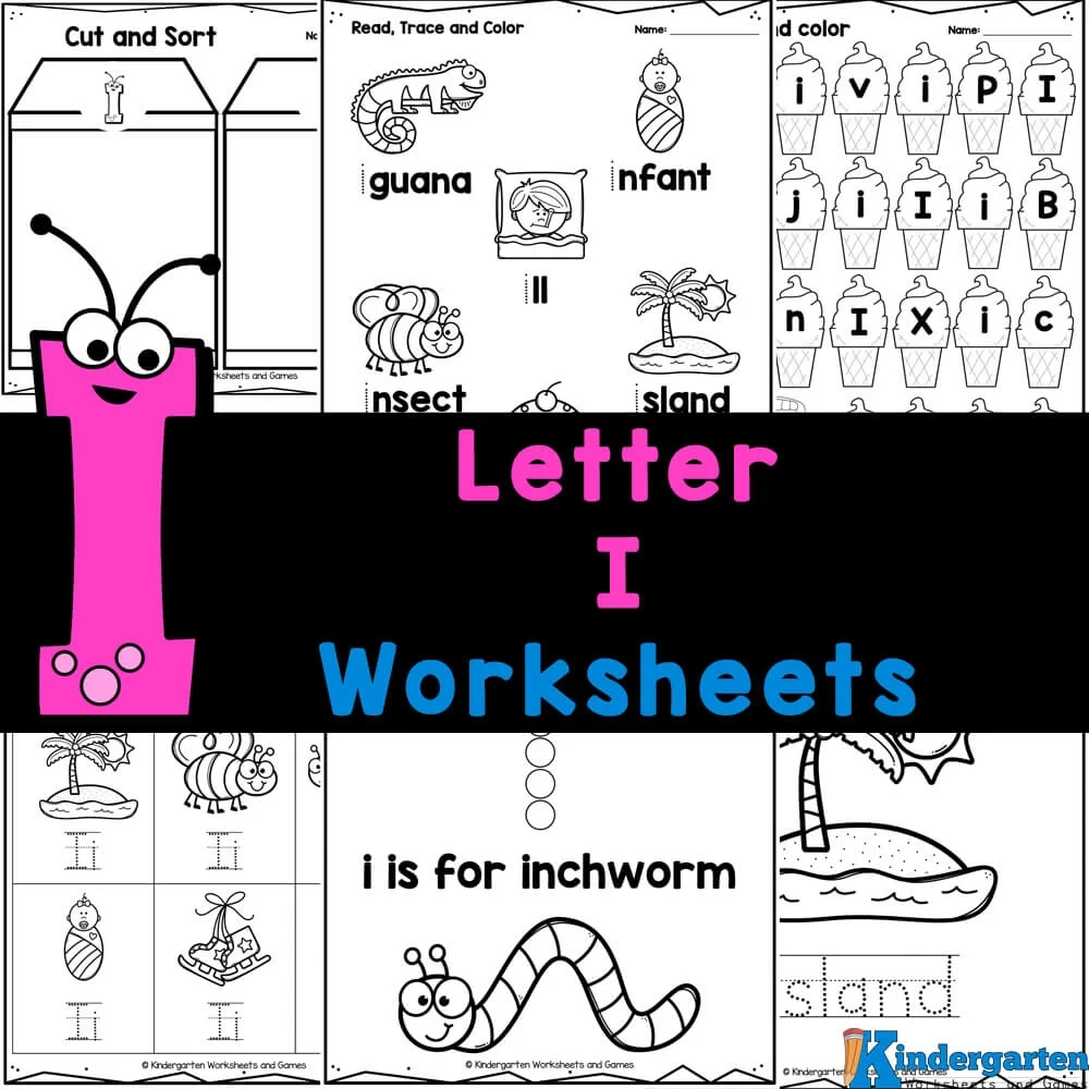 FREE Printable Letter I Worksheets For Kindergarten FREE Printable Letter I Worksheets For Kindergarten