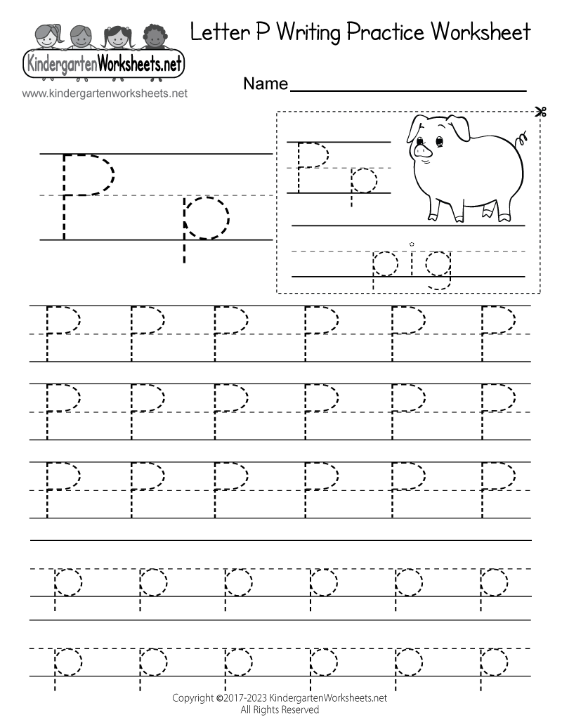 Free Printable Letter P Worksheets Free Printable Letter P Worksheets