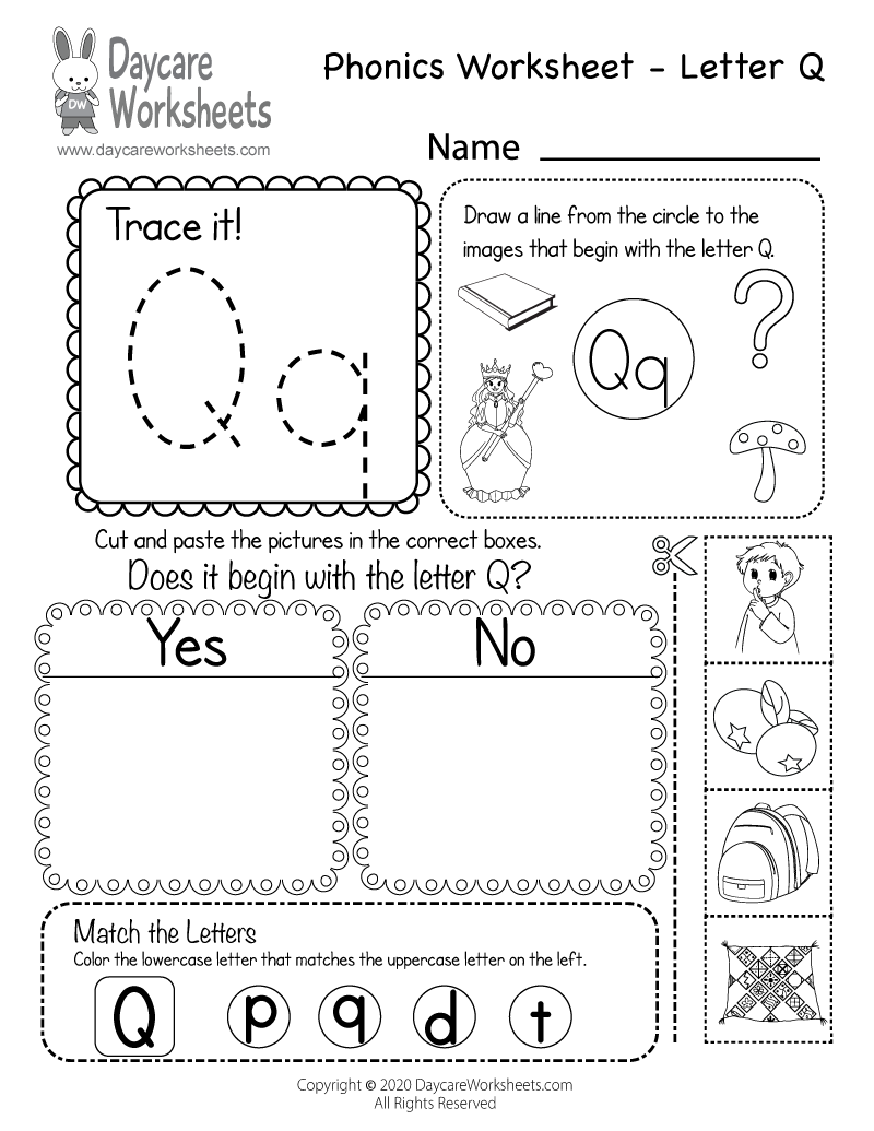 Free Printable Letter Q Worksheets For Preschoolers Free Printable Letter Q Worksheets For Preschoolers
