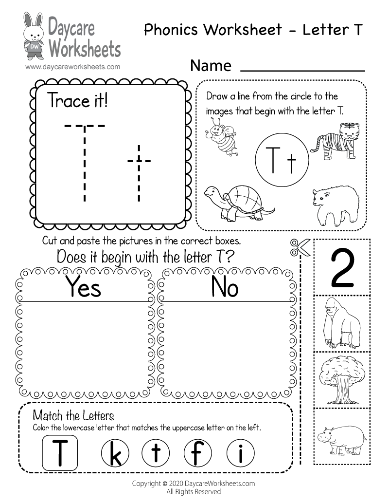 Free Printable Letter T Worksheets Free Printable Letter T Worksheets