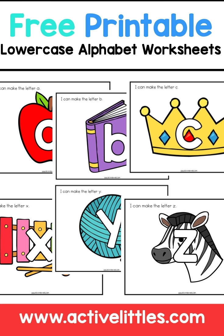 Free Printable Lowercase Alphabet Worksheets Active Littles Free Printable Lowercase Alphabet Worksheets Active Littles
