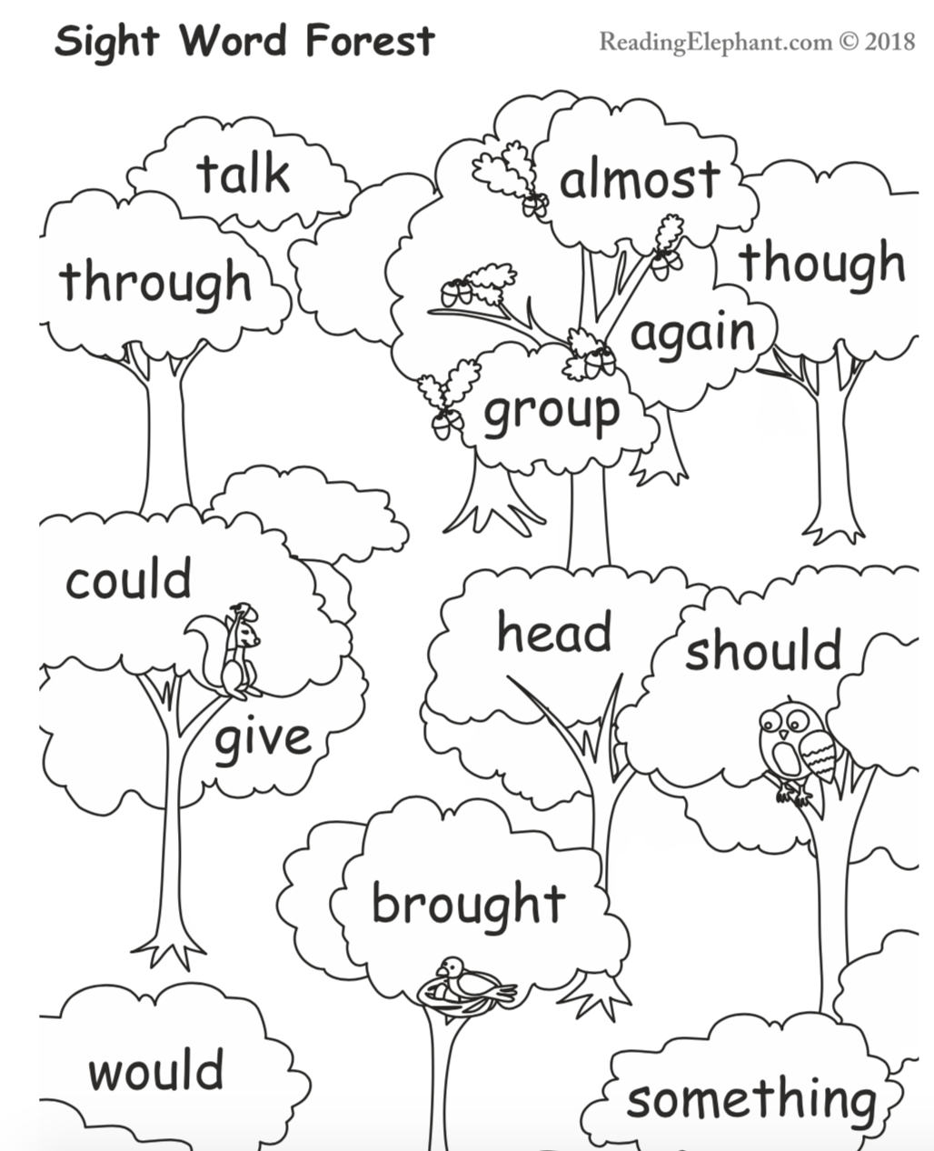 Free Printable Sight Words Worksheets Free Printable Sight Words Worksheets
