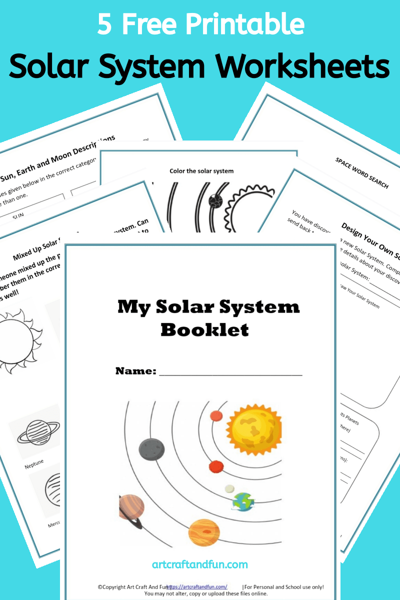 Free Printable Solar System Worksheets Free Printable Solar System Worksheets