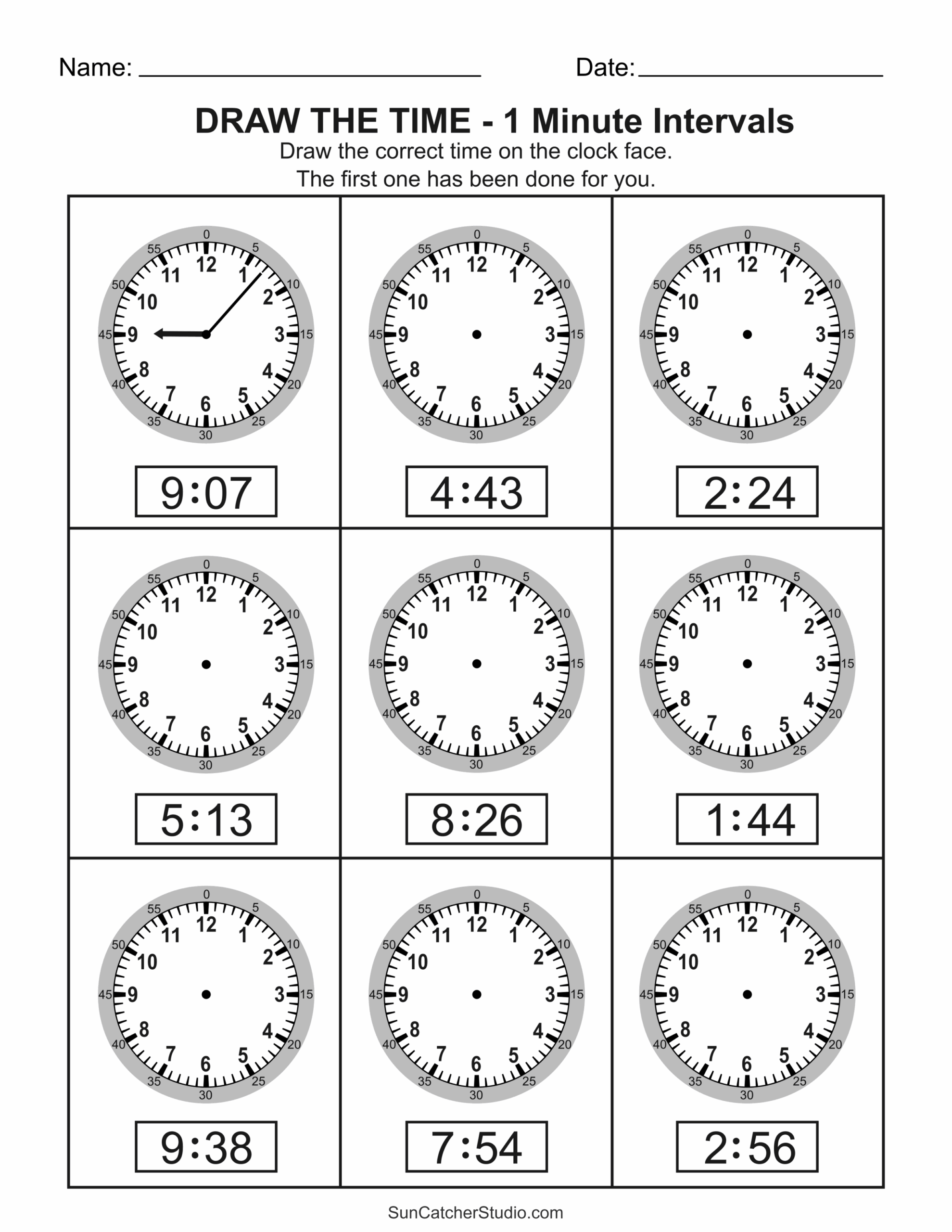 Free Printable Telling Time Worksheets Analog Clock Free Free Printable Telling Time Worksheets Analog Clock Free