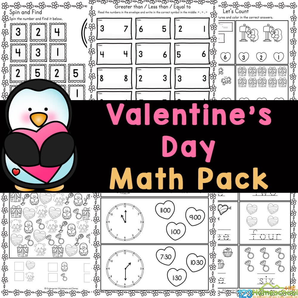 FREE Printable Valentines Day Math Worksheets Worksheets Library FREE Printable Valentines Day Math Worksheets Worksheets Library