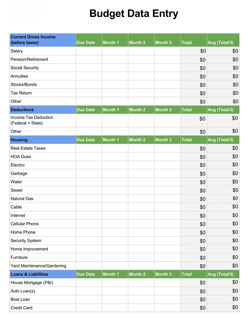 Free Retirement Budget Worksheets Guide Examples Free Retirement Budget Worksheets Guide Examples