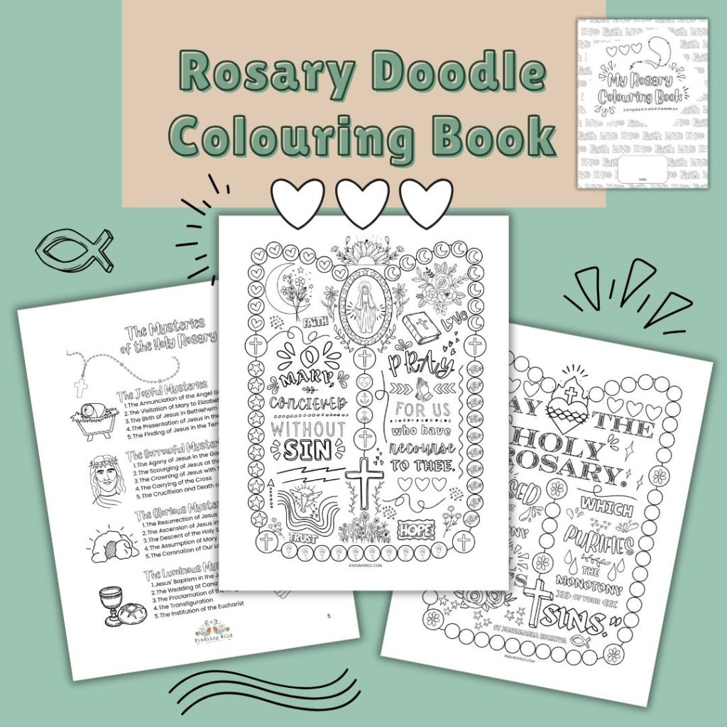 Free Printable Rosary Worksheets Free Printable Rosary Worksheets