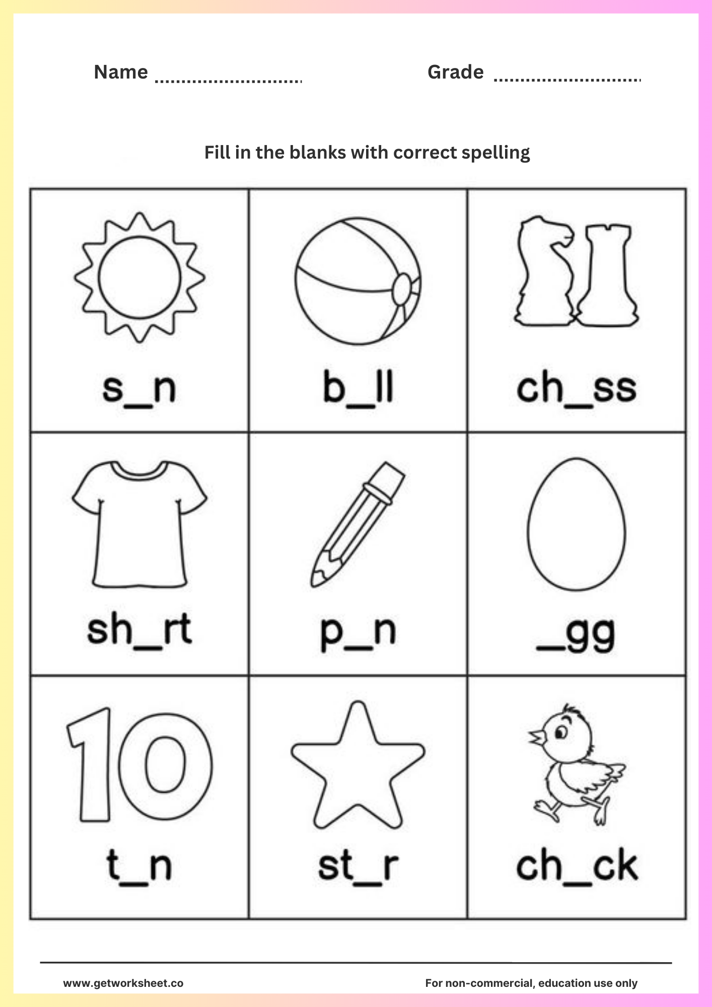 Free Spelling Worksheets Worksheets Get Worksheet Free Spelling Worksheets Worksheets Get Worksheet