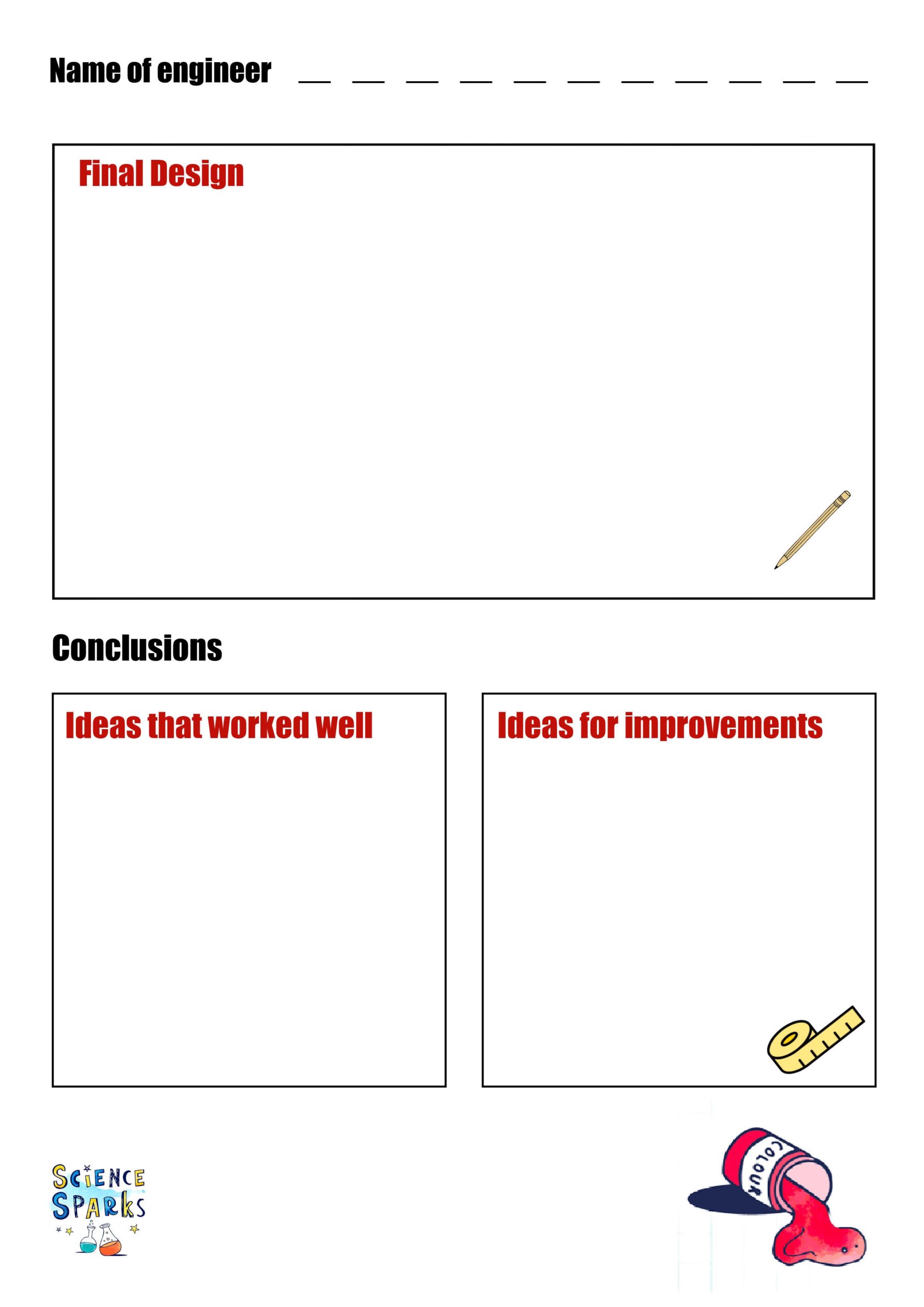 FREE STEM Challenge Templates For Kids FREE STEM Challenge Templates For Kids