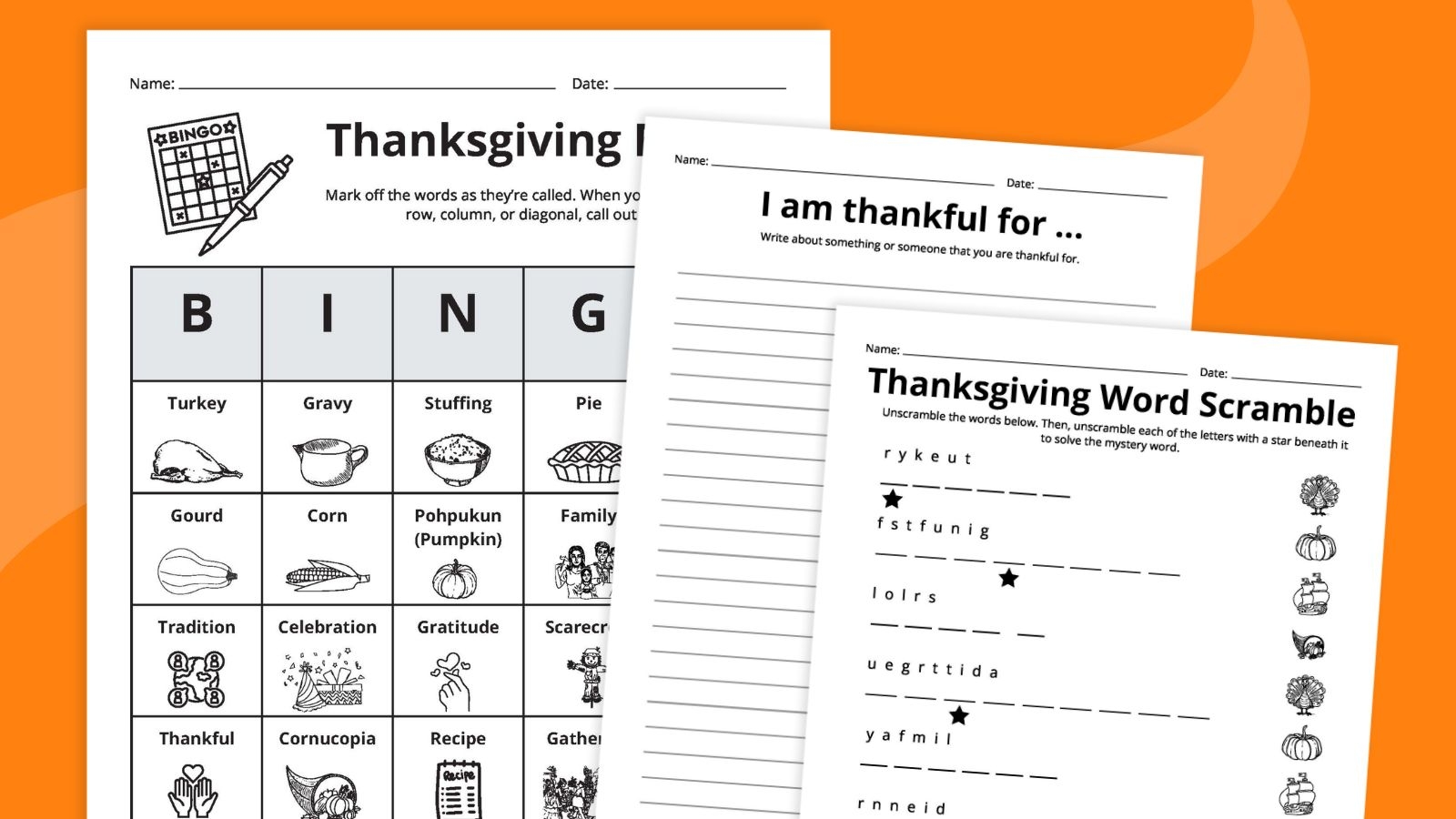 Thanksgiving Worksheets Printable Thanksgiving Worksheets Printable