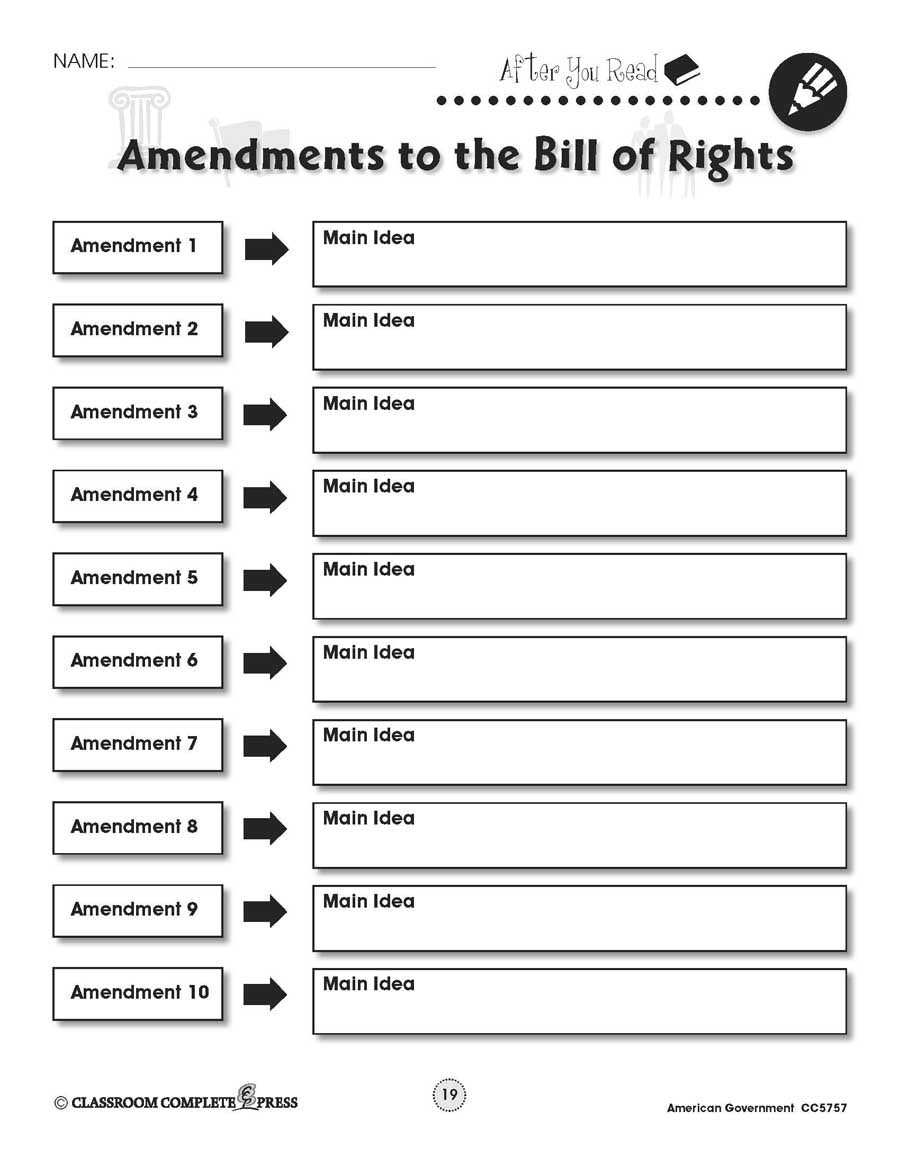 Free The Bill Of Rights Worksheet Download Free The Bill Of Free The Bill Of Rights Worksheet Download Free The Bill Of