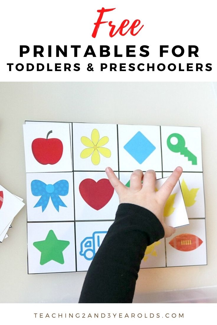 Free Toddler And Preschool Printables Free Toddler And Preschool Printables