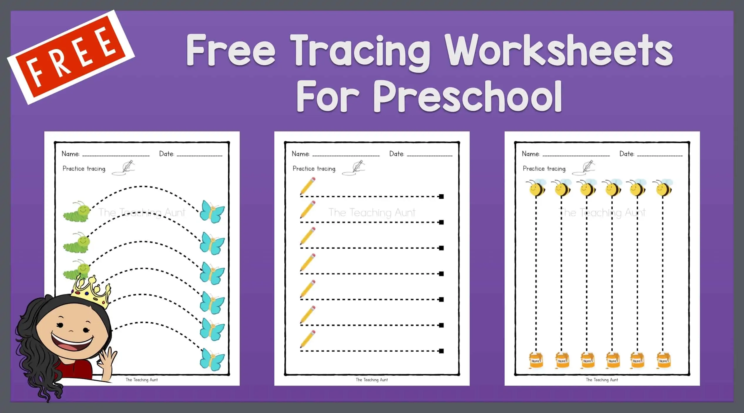 Free Printable Tracing Worksheets For Preschool Free Printable Tracing Worksheets For Preschool
