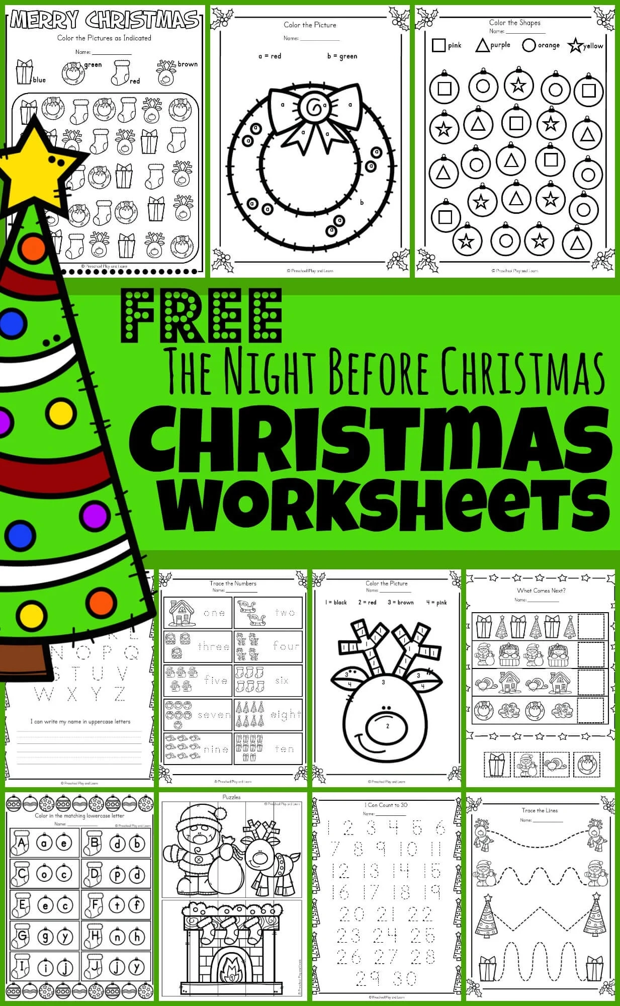 FREE Twas The Night Before Christmas Worksheets amp Activities FREE Twas The Night Before Christmas Worksheets amp Activities