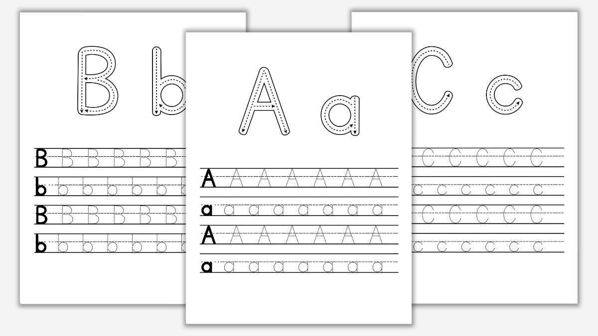 Free Printable Abc Worksheets Free Printable Abc Worksheets