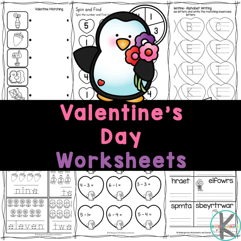 Free Printable Valentine's Day Math Worksheets Free Printable Valentine's Day Math Worksheets