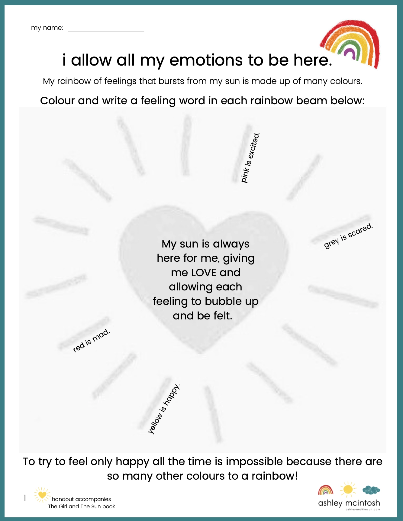 Free Worksheets On Kindness amp Self Regulation For Parents Free Worksheets On Kindness amp Self Regulation For Parents