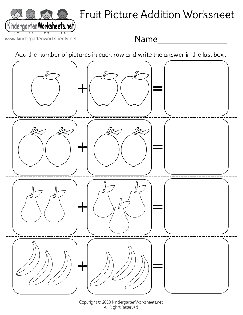 Fruit Picture Addition Worksheet Free Printable Digital amp PDF Fruit Picture Addition Worksheet Free Printable Digital amp PDF