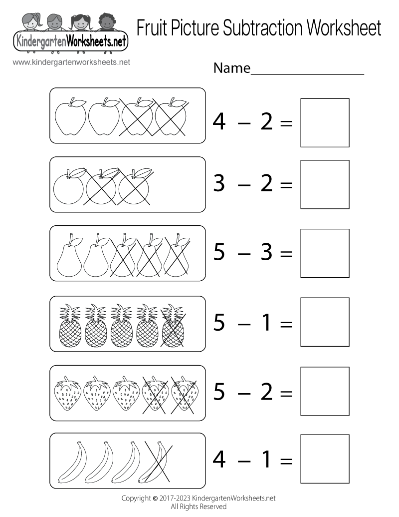 Fruit Picture Subtraction Worksheet Free Printable Digital amp PDF Fruit Picture Subtraction Worksheet Free Printable Digital amp PDF