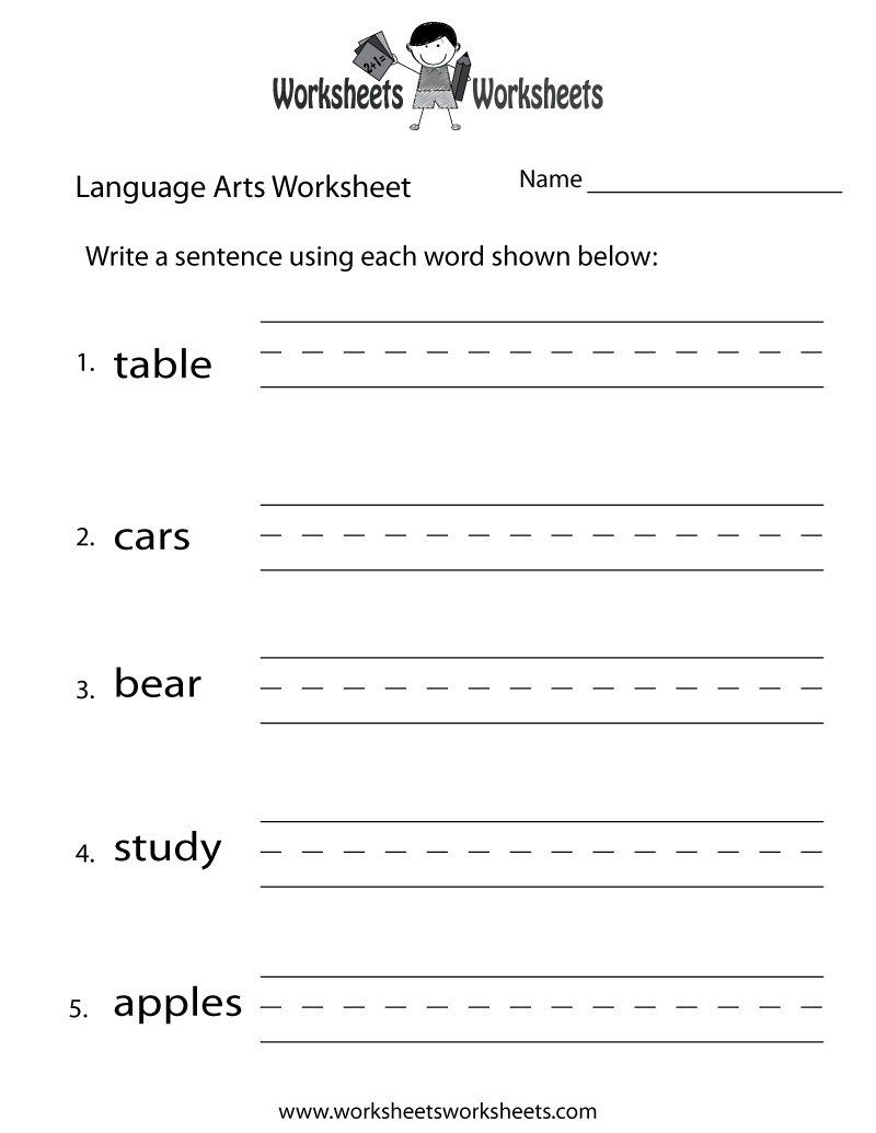 Fun Language Arts Worksheet Worksheets Worksheets Worksheets Fun Language Arts Worksheet Worksheets Worksheets Worksheets