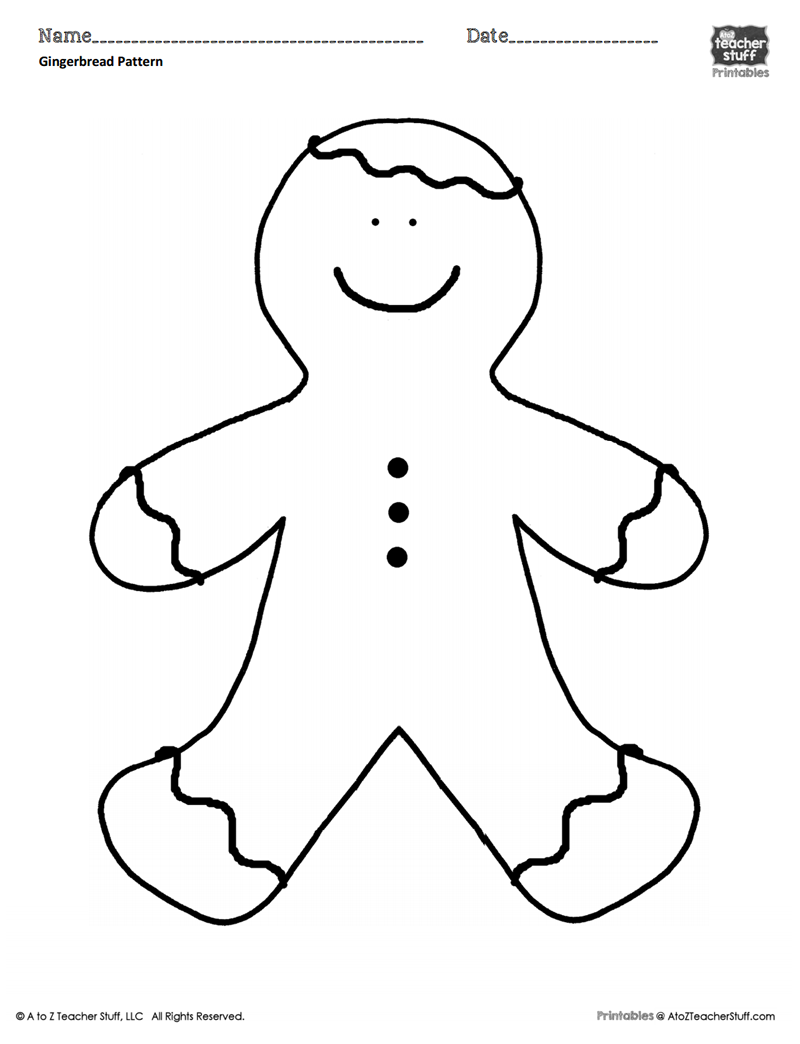 Gingerbread Man Coloring Sheet Or Pattern A To Z Teacher Stuff Gingerbread Man Coloring Sheet Or Pattern A To Z Teacher Stuff