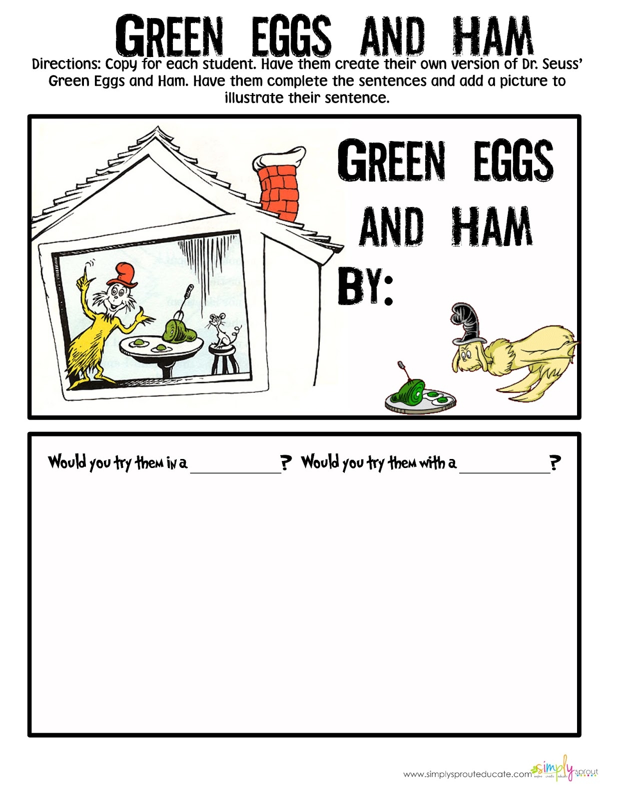 Green Eggs And Ham Simply Sprout Green Eggs And Ham Simply Sprout