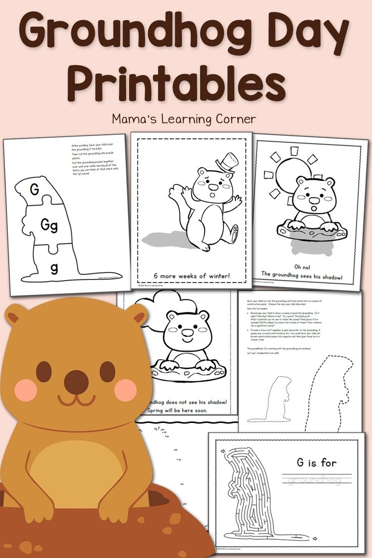 Groundhog Day Worksheets And Activities Groundhog Day Worksheets And Activities