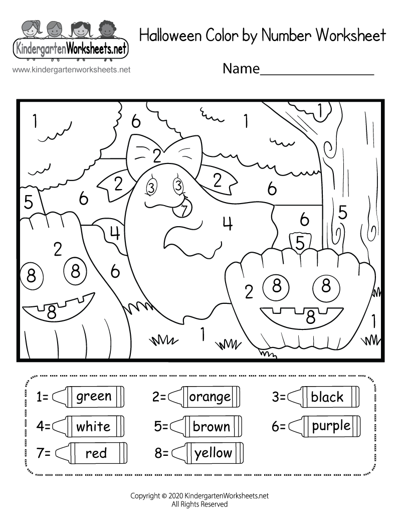 Halloween Color By Number Worksheet Free Printable Digital amp PDF Halloween Color By Number Worksheet Free Printable Digital amp PDF