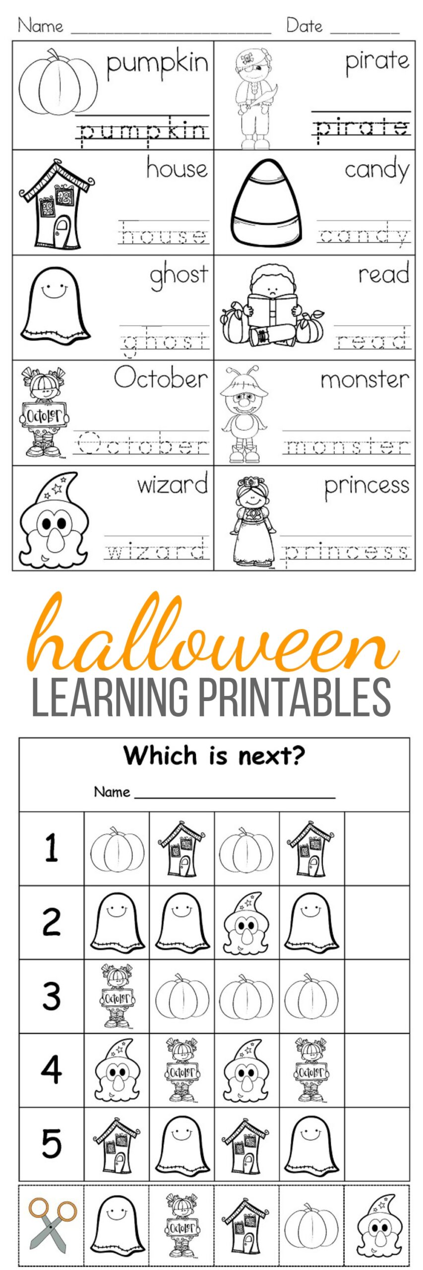 Halloween Fun Learning Printables For Kids See Vanessa Craft Halloween Fun Learning Printables For Kids See Vanessa Craft