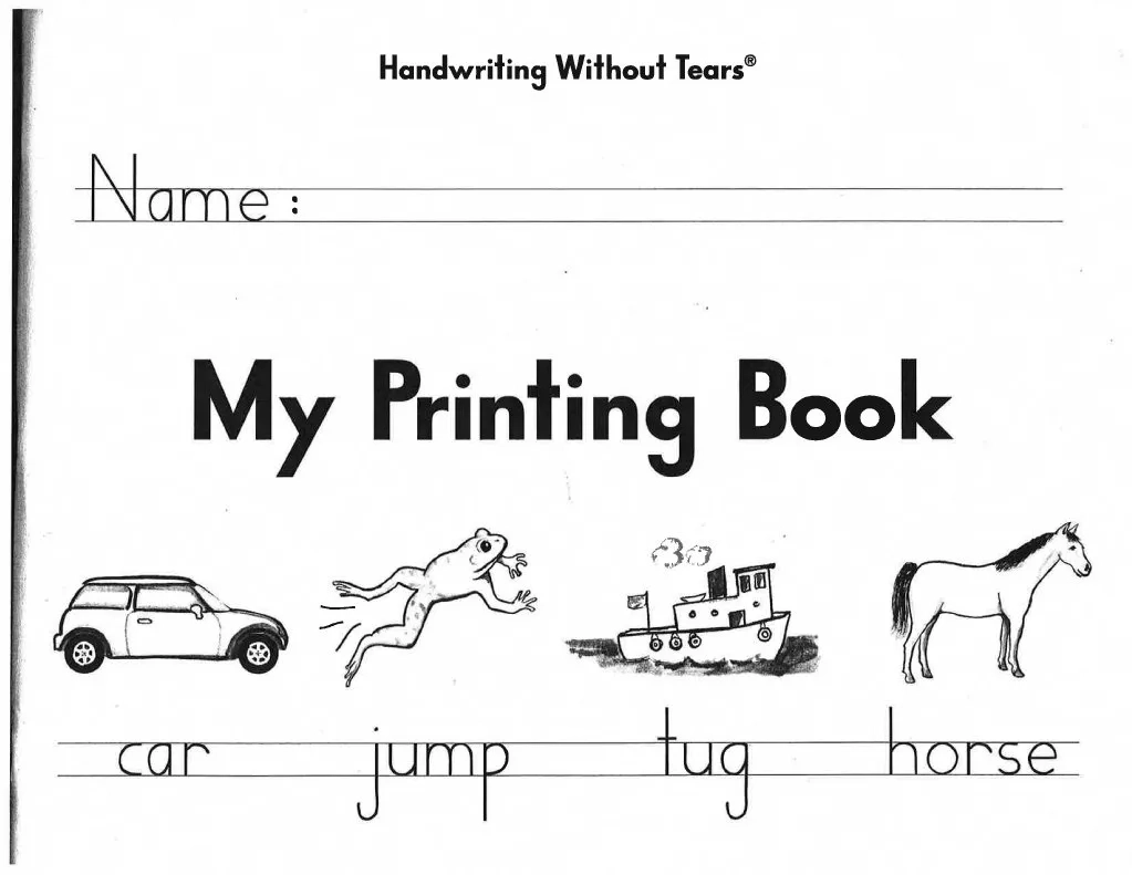 Handwriting Without TEARS Practice Book PDF Handwriting Without TEARS Practice Book PDF