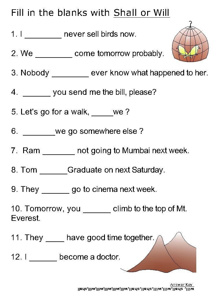 Will Worksheets Printable