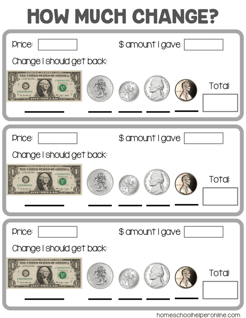 How Much Change Money Math Worksheets For Elementary Students How Much Change Money Math Worksheets For Elementary Students