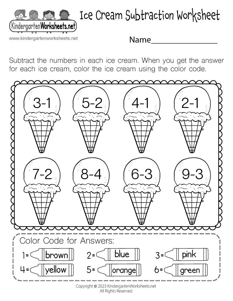 Ice Cream Subtraction Worksheet Free Printable Digital amp PDF Ice Cream Subtraction Worksheet Free Printable Digital amp PDF
