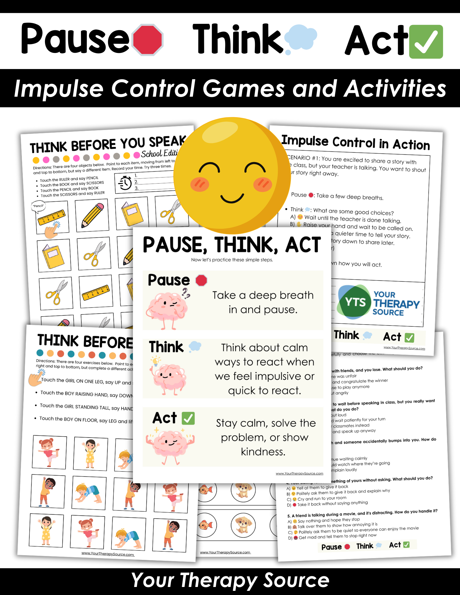Impulse Control Workbook Pause Think Act Impulse Control Workbook Pause Think Act