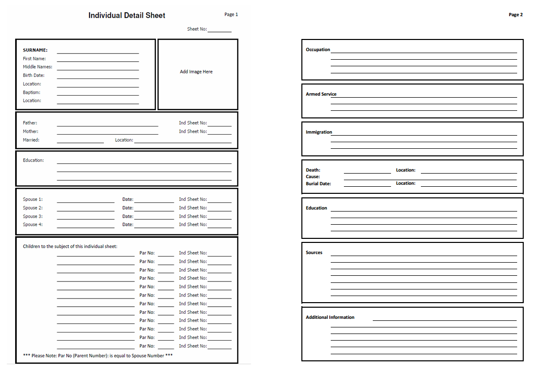 Printable Genealogy Forms Individual Worksheet Printable Genealogy Forms Individual Worksheet