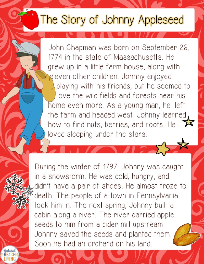 Johnny Appleseed Printable Activities And Craft Natural Beach Living Johnny Appleseed Printable Activities And Craft Natural Beach Living